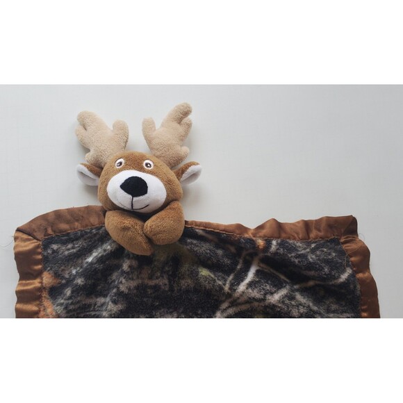 Scene Weaver Camo Deer Security Blanket Lovey Satin Springs Creative True Timber - Picture 2 of 12